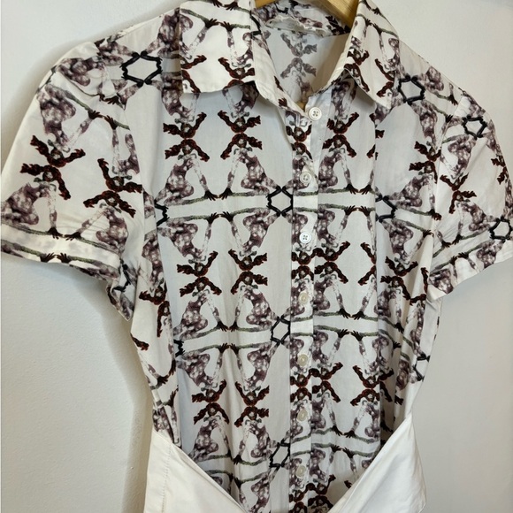 Carolina Herrera Born Free Limited Collection Printed Cotton Shirt Dress - Picture 3 of 12